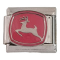 Pink John Deere 9mm Charm