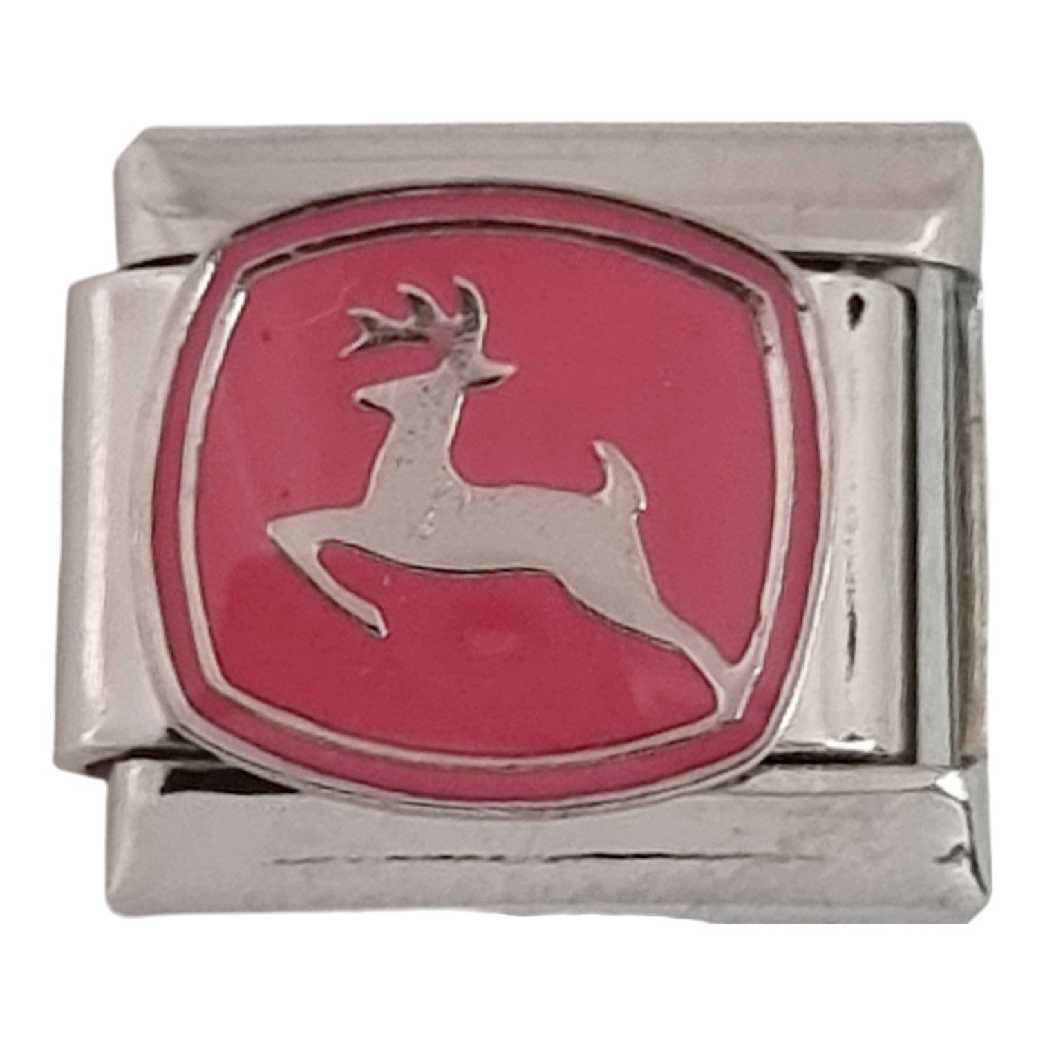 Pink John Deere 9mm Charm