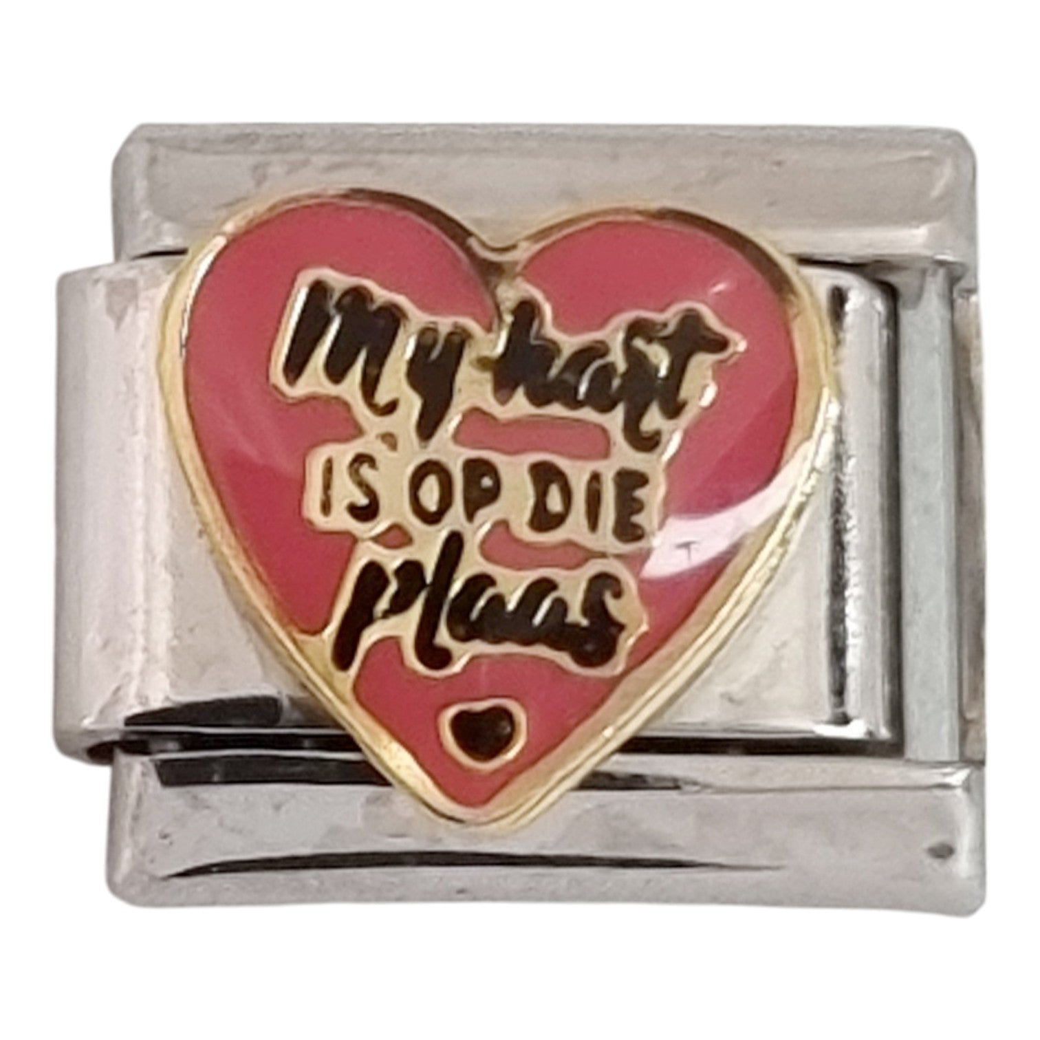 My Hart Is Op Die Plaas 9mm Charm