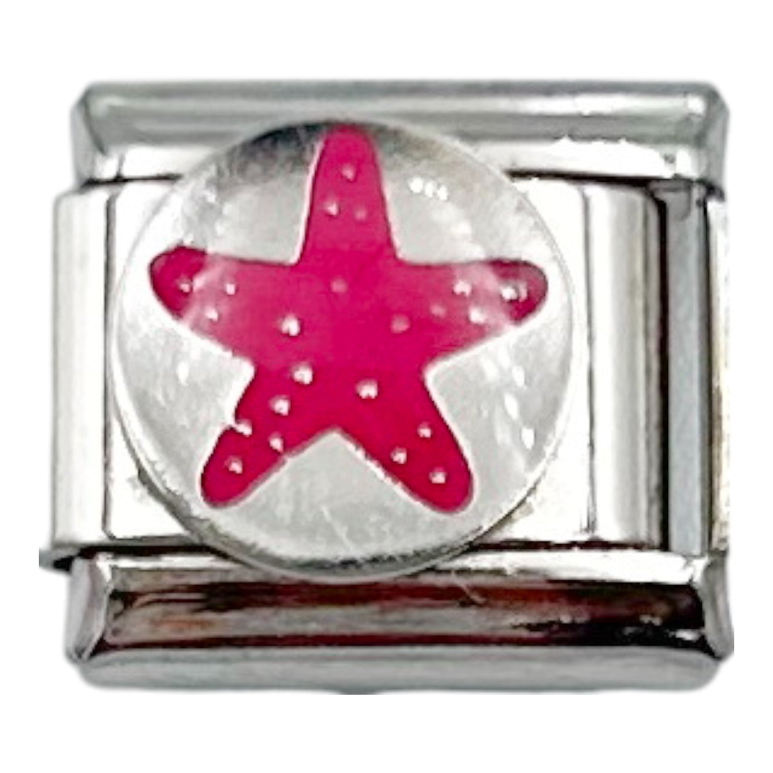 Pink Starfish 9mm Charm