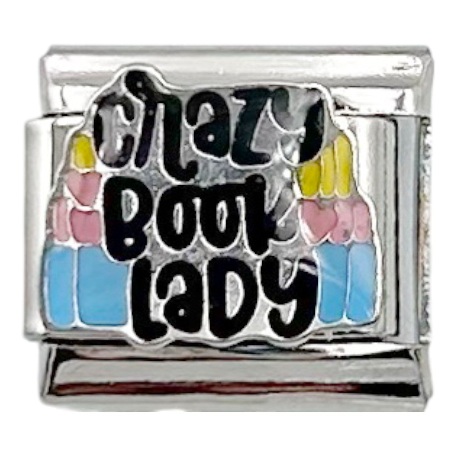 Crazy Book Lady 9mm Charm