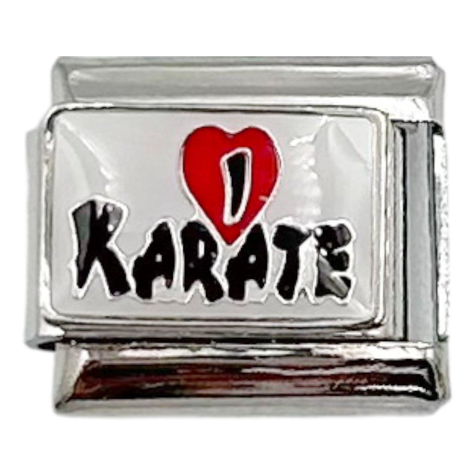 I Love Karate 9mm Charm