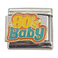 80s Baby 9mm Charm