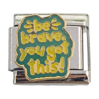 Be Brave 9mm Charm