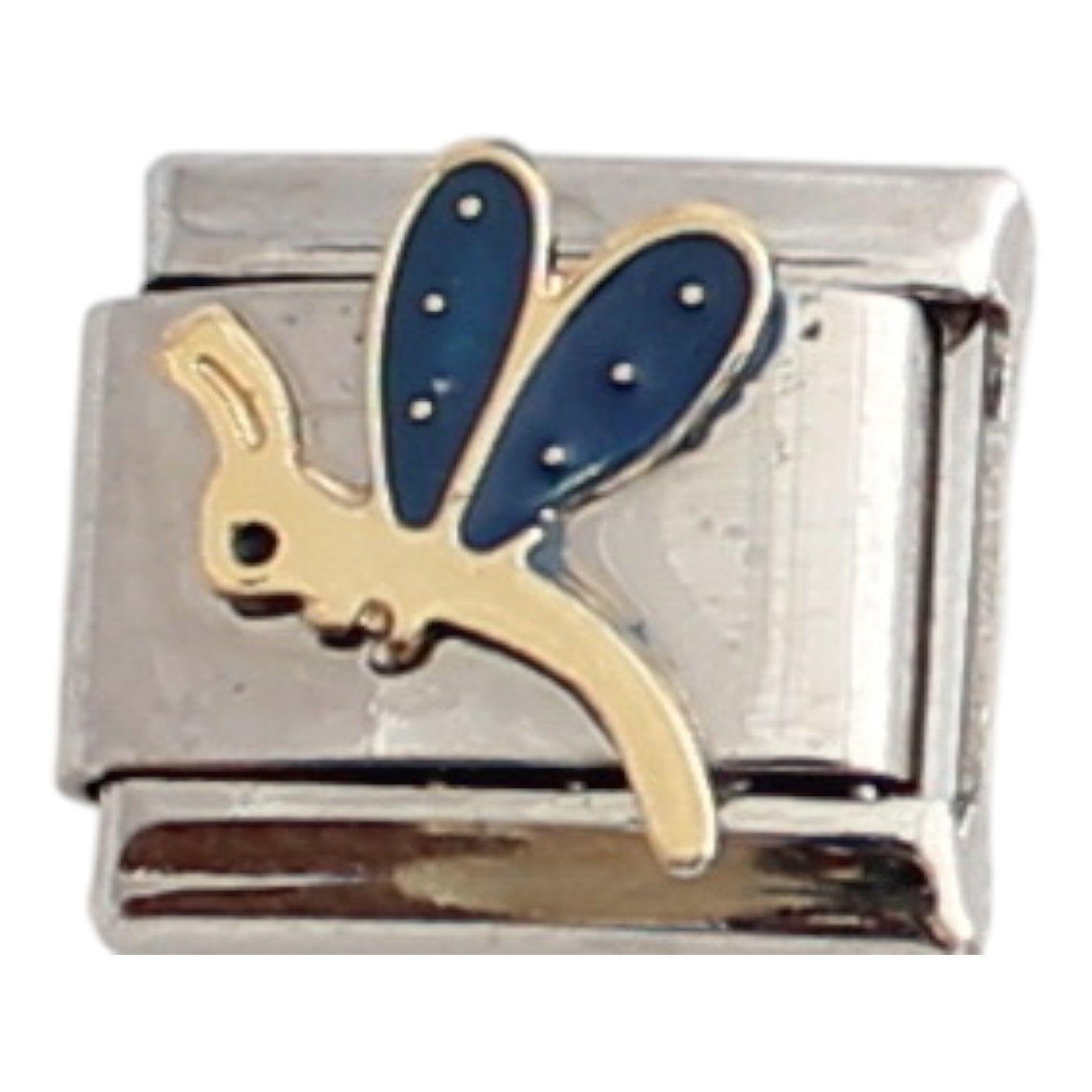 Blue Dragonfly 9mm Charm