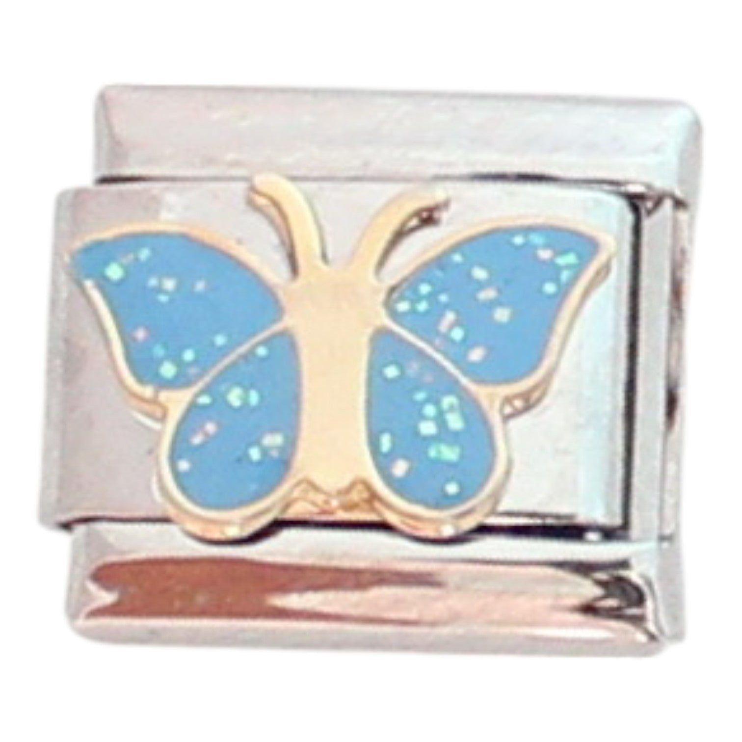 Blue Butterfly 9mm Charm