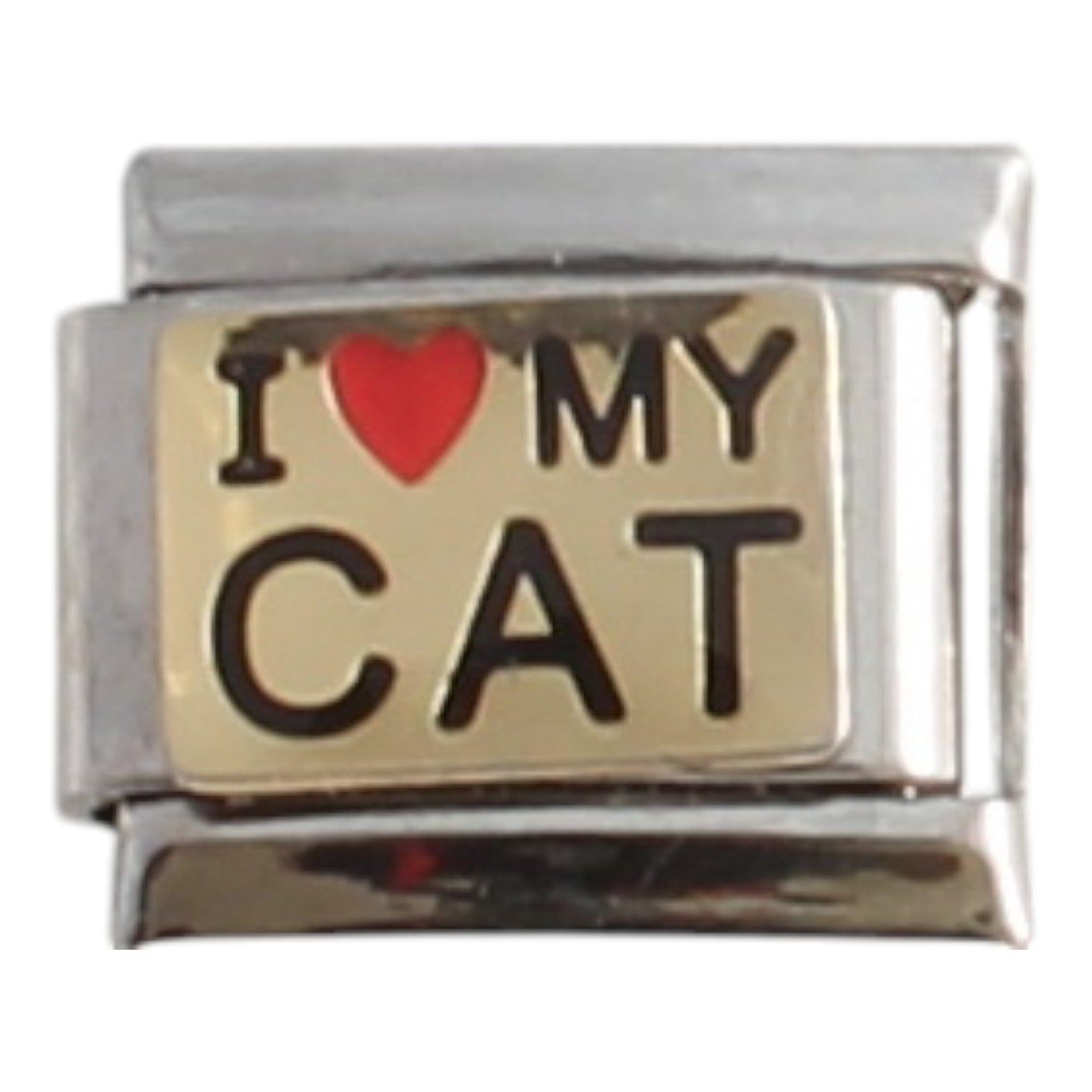 I love my cat 9mm Charm