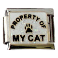 Property of my Cat 9mm Charm