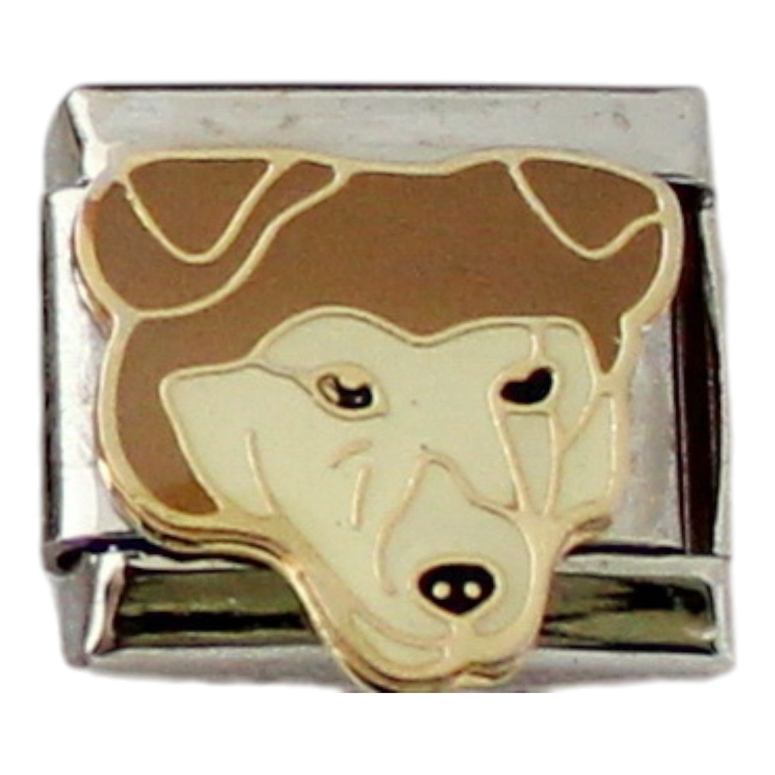 Brown dog 9mm Charm