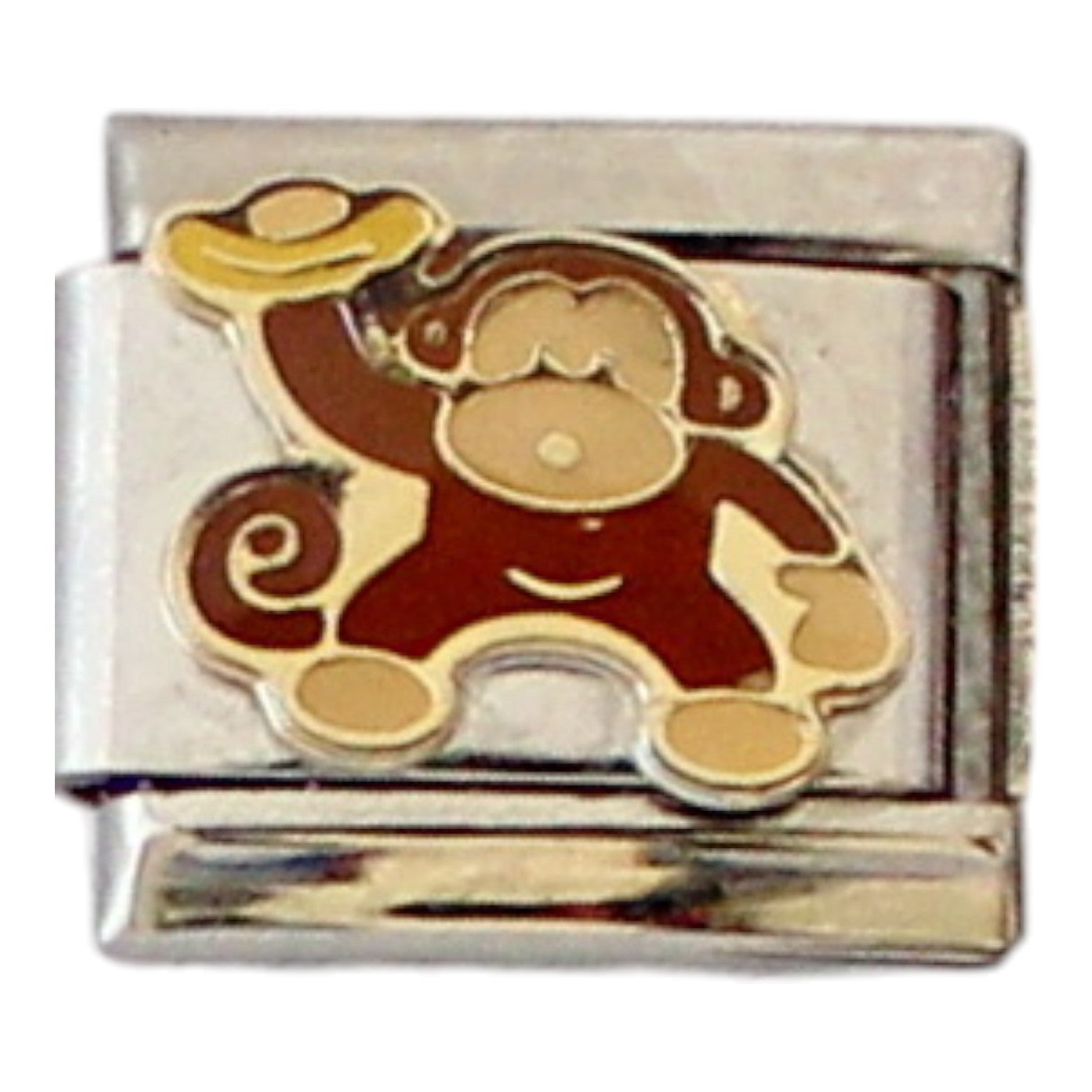 Monkey holding banana 9mm Charm