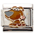 Wagging Dog 9mm Charm