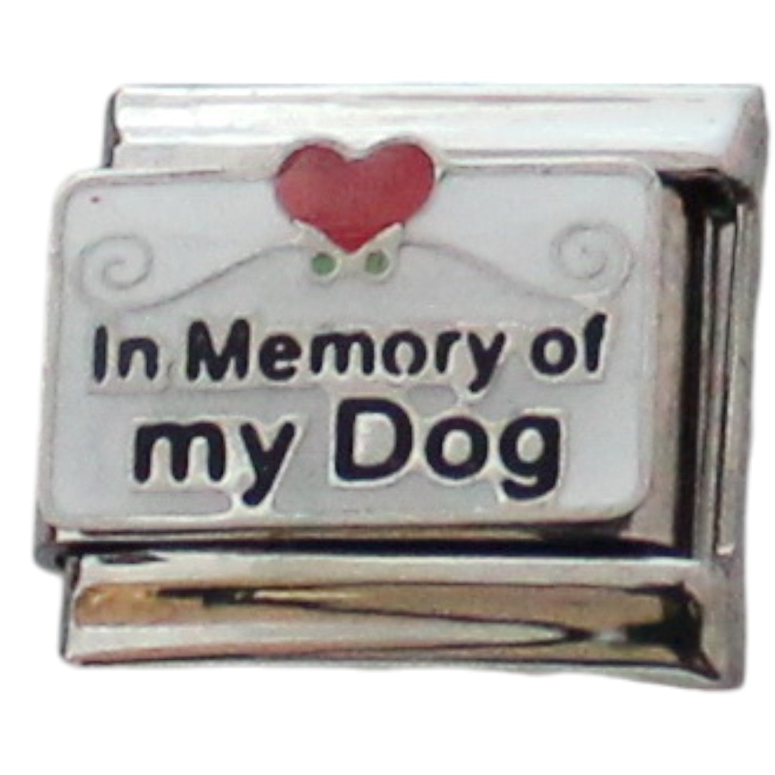 In Memory of My Dog 9mm Charm