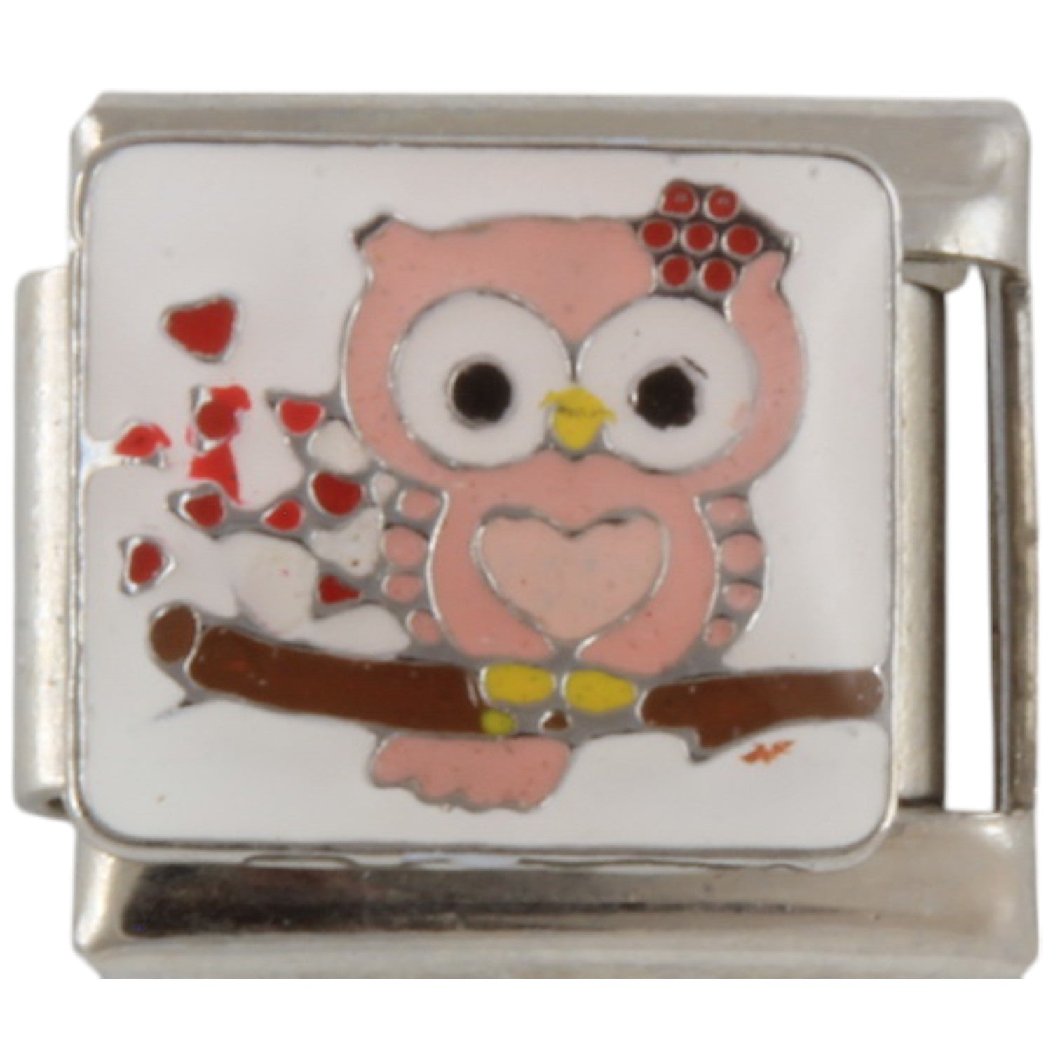 Pink Owl 9mm Charm