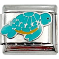 Turtle Blue 9mm Charm