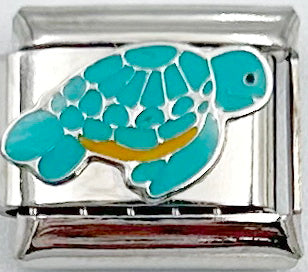 Turtle Blue 9mm Charm
