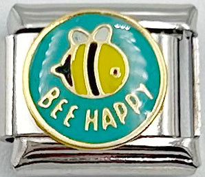 Bee Happy 9mm Charm