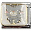 Grey Cat 9mm Charm