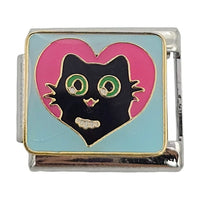 Cat Heart 9mm Charm