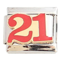 Number 21 9mm Charm