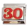 Number 30 9mm Charm