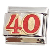 Number 40 9mm Charm