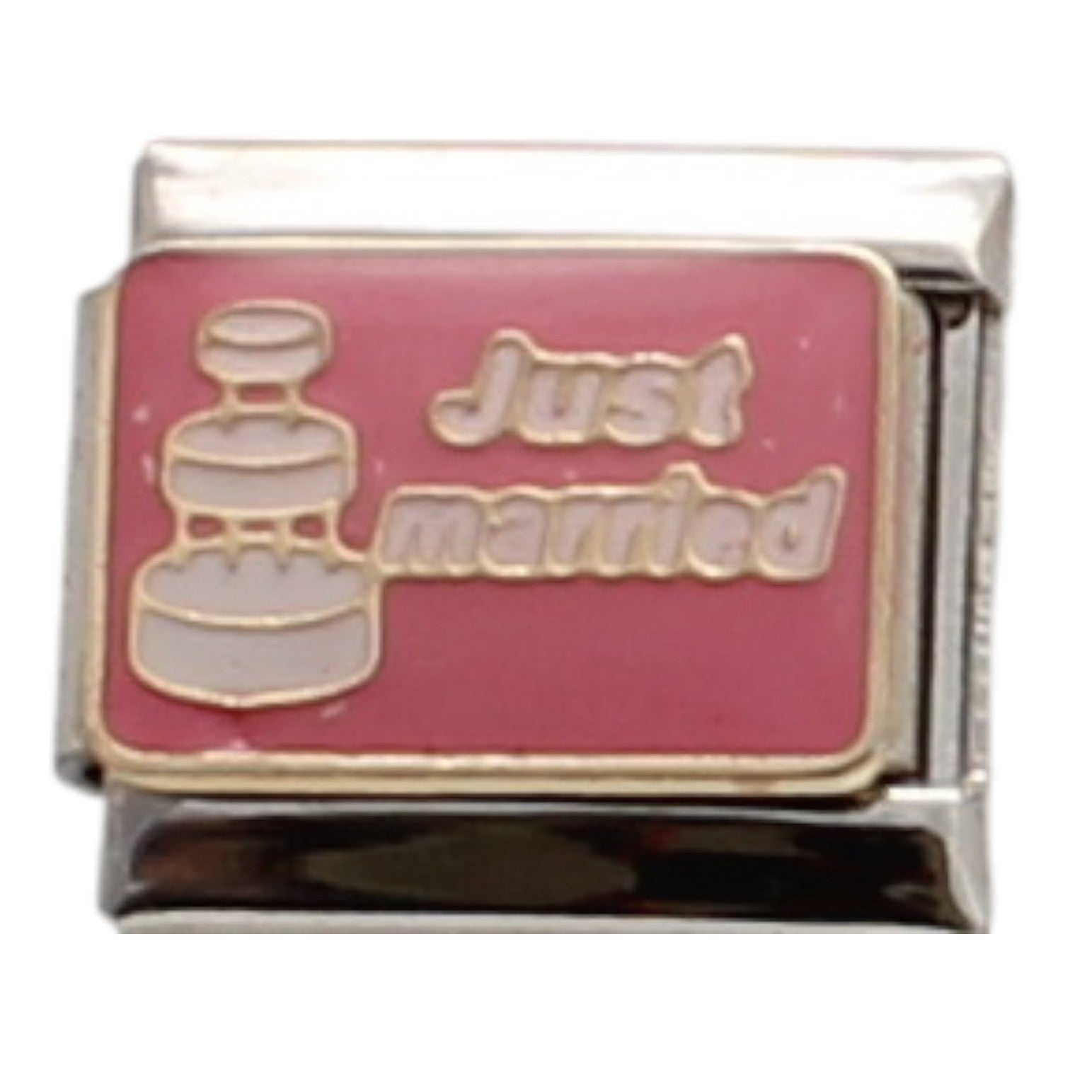 Just Married 9mm Charm
