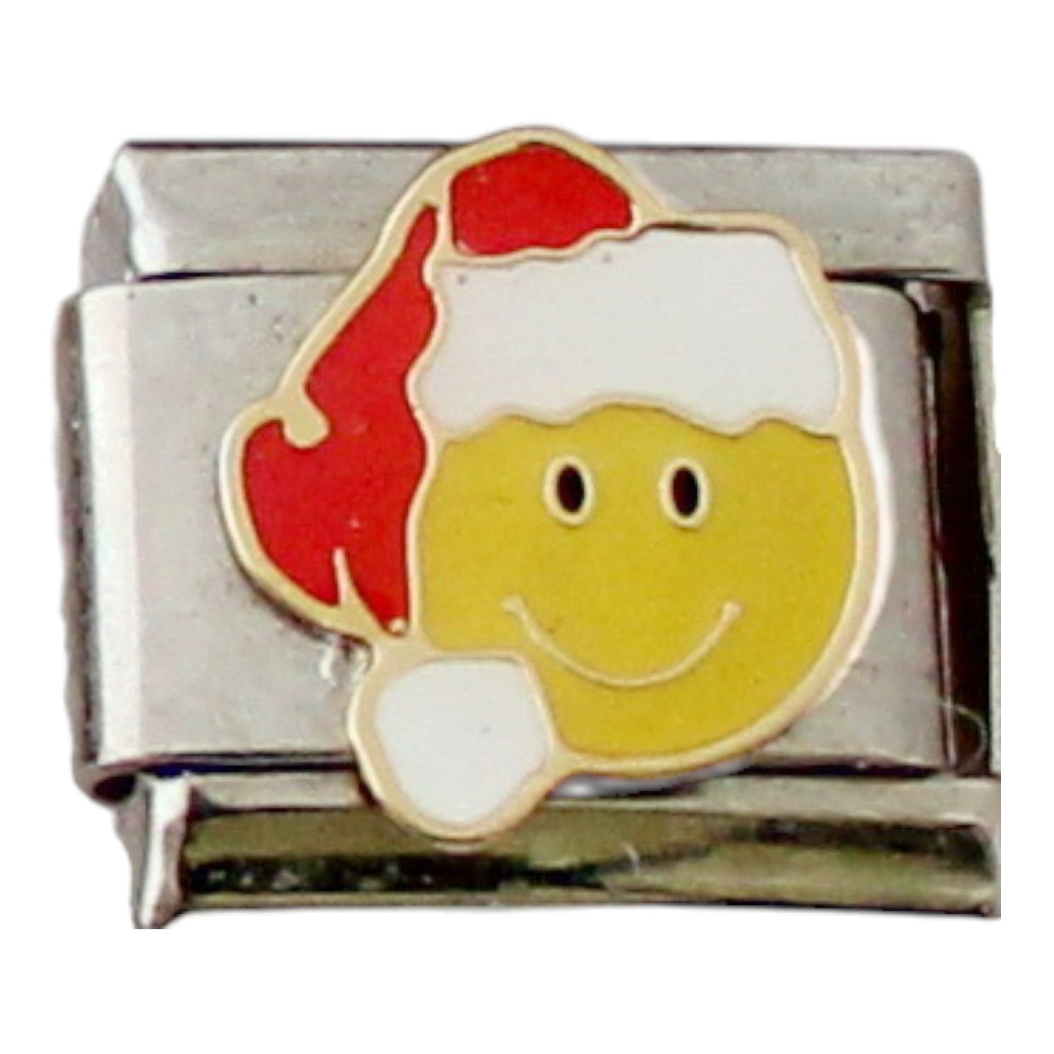 Smiley Santa 9mm Charm