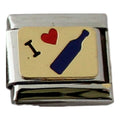 I Love Wine 9mm Charm