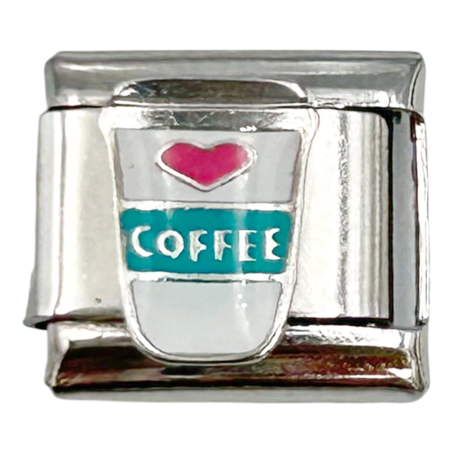 Coffee Cup 9mm Charm