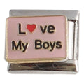 Love my boys 9mm Charm