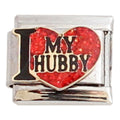 I Love my Hubby 9mm Charm
