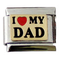 I Love my Dad 9mm Charm