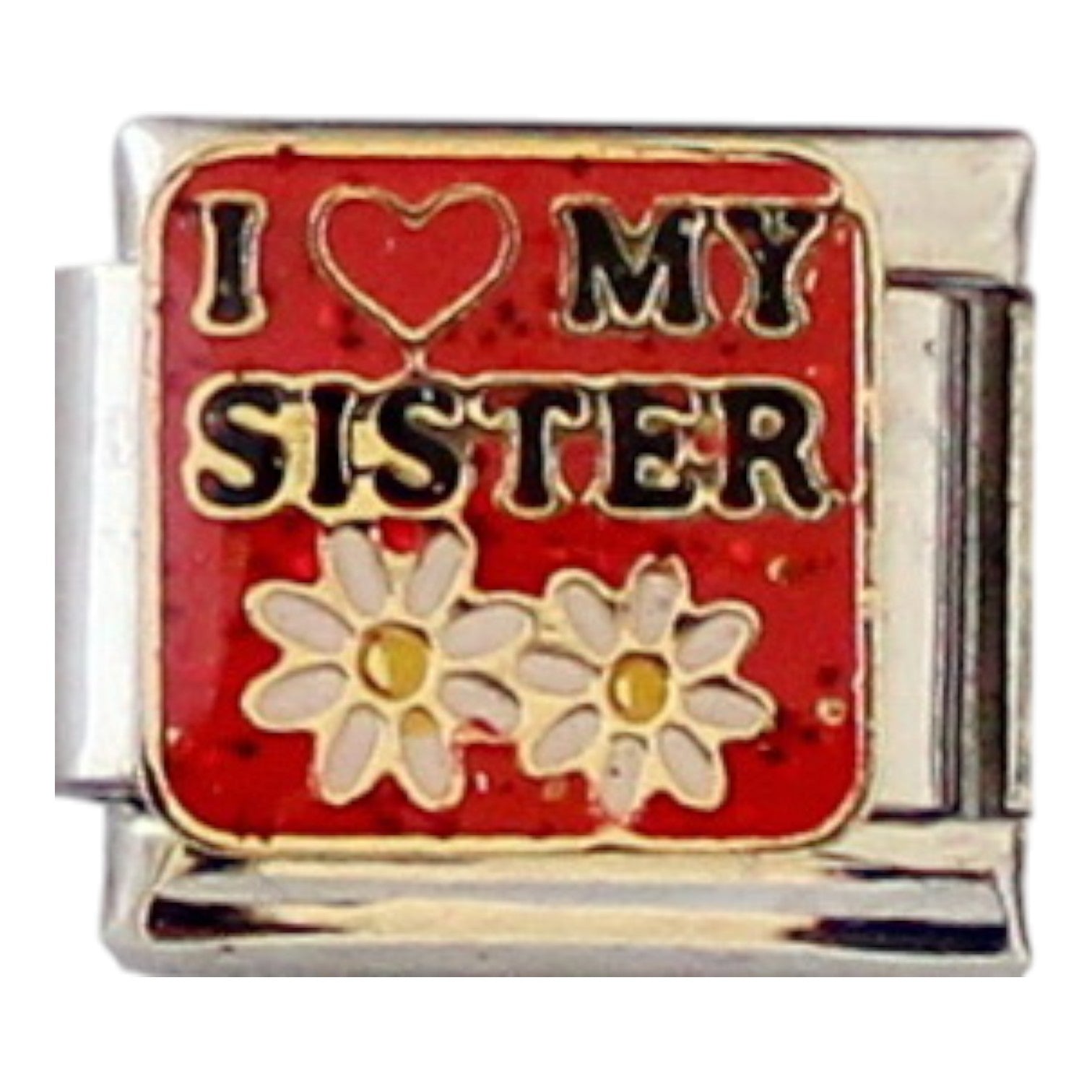 I love my sister 9mm Charm