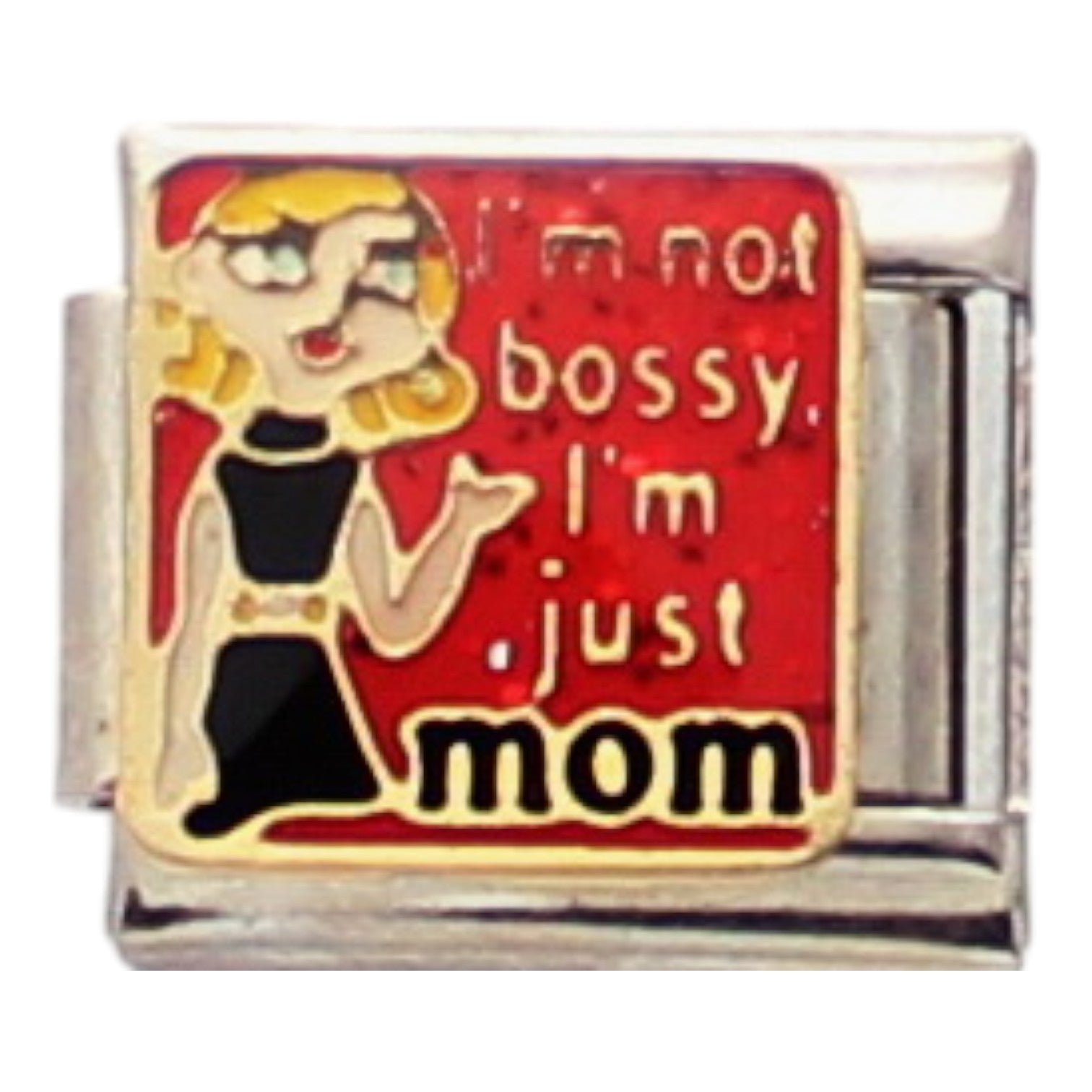 I'm not bossy - I'm just Mom 9mm Charm