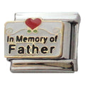 In Memory of Father 9mm Charm
