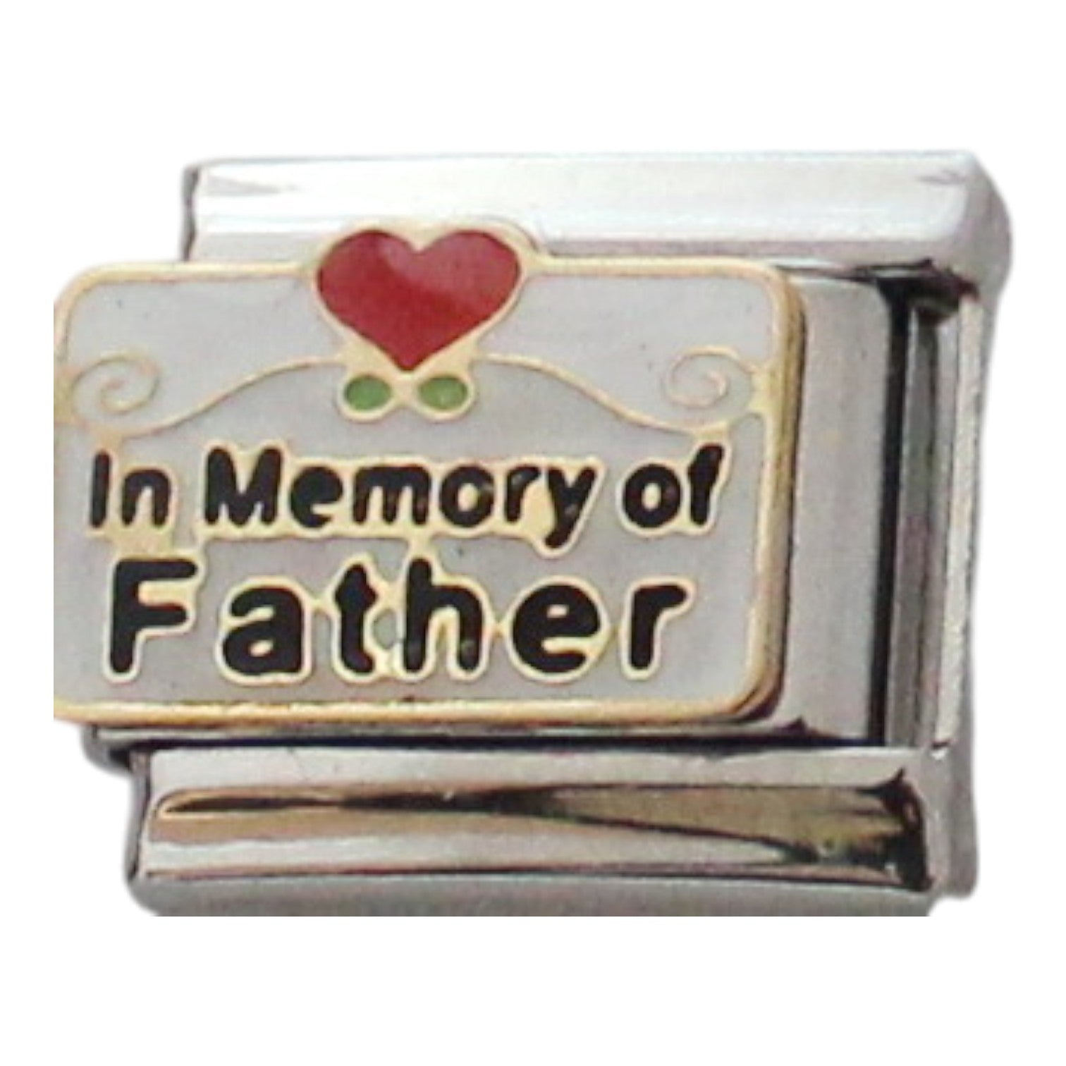 In Memory of Father 9mm Charm