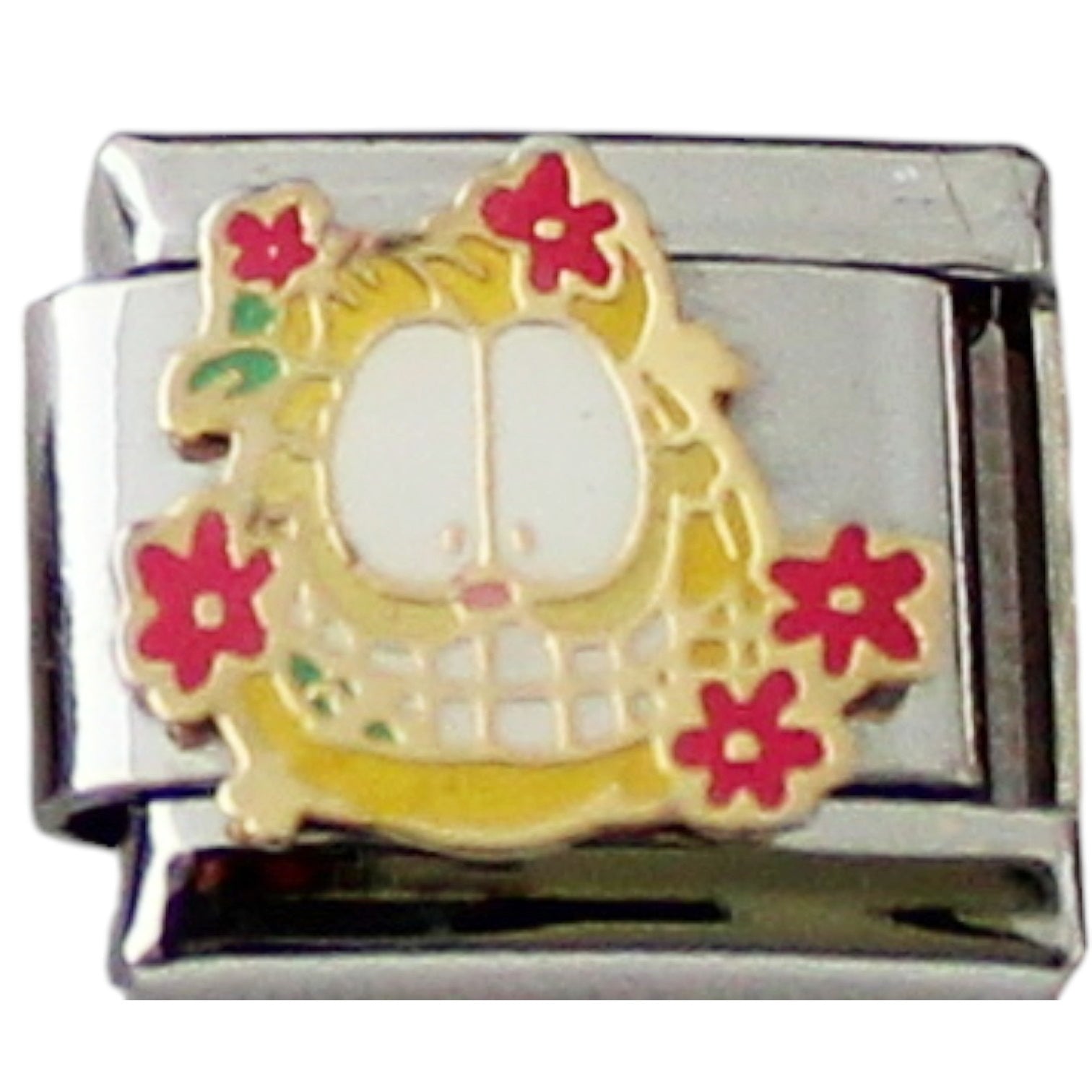 Garfield Flowers 9mm Charm