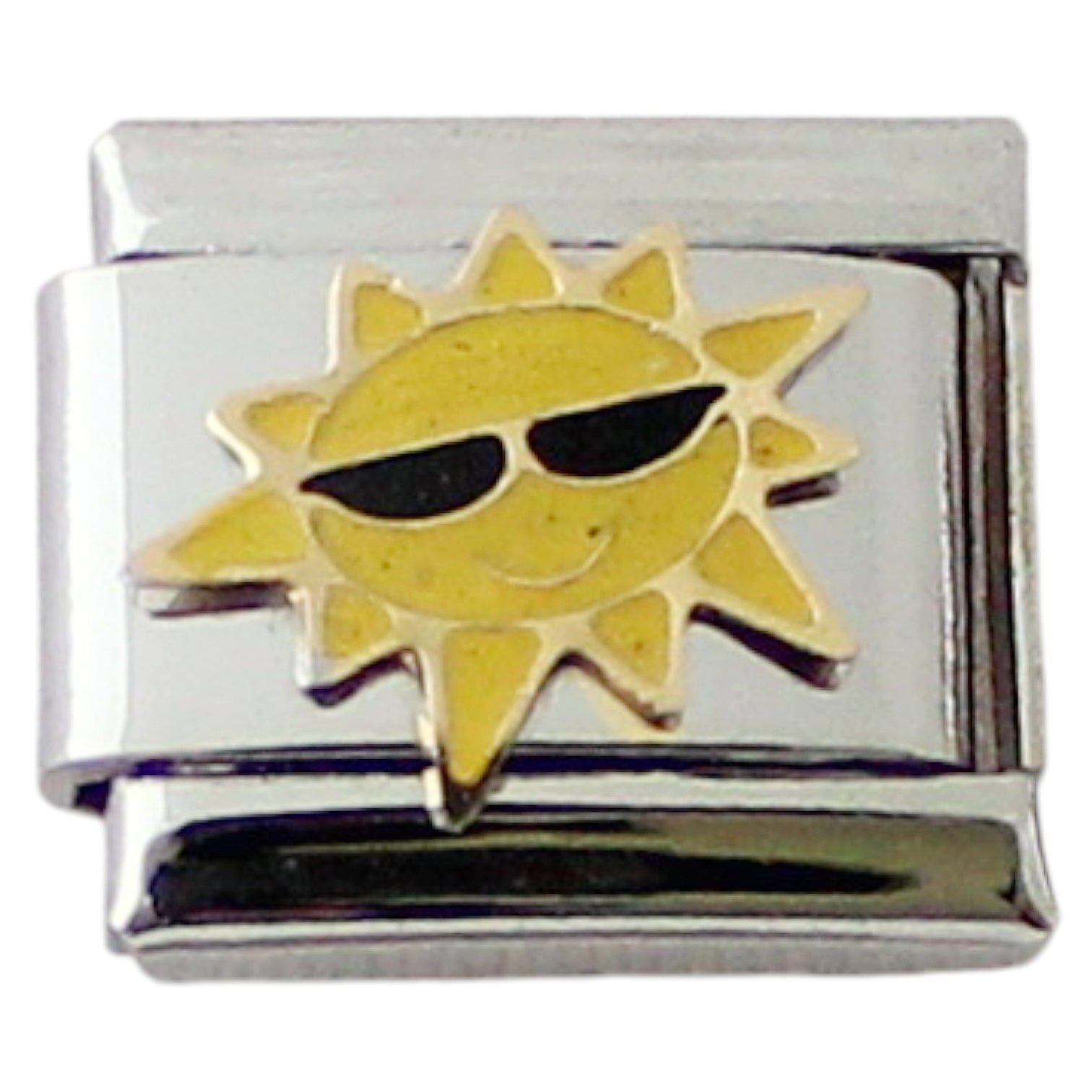 Sun with Glasses 9mm Charm