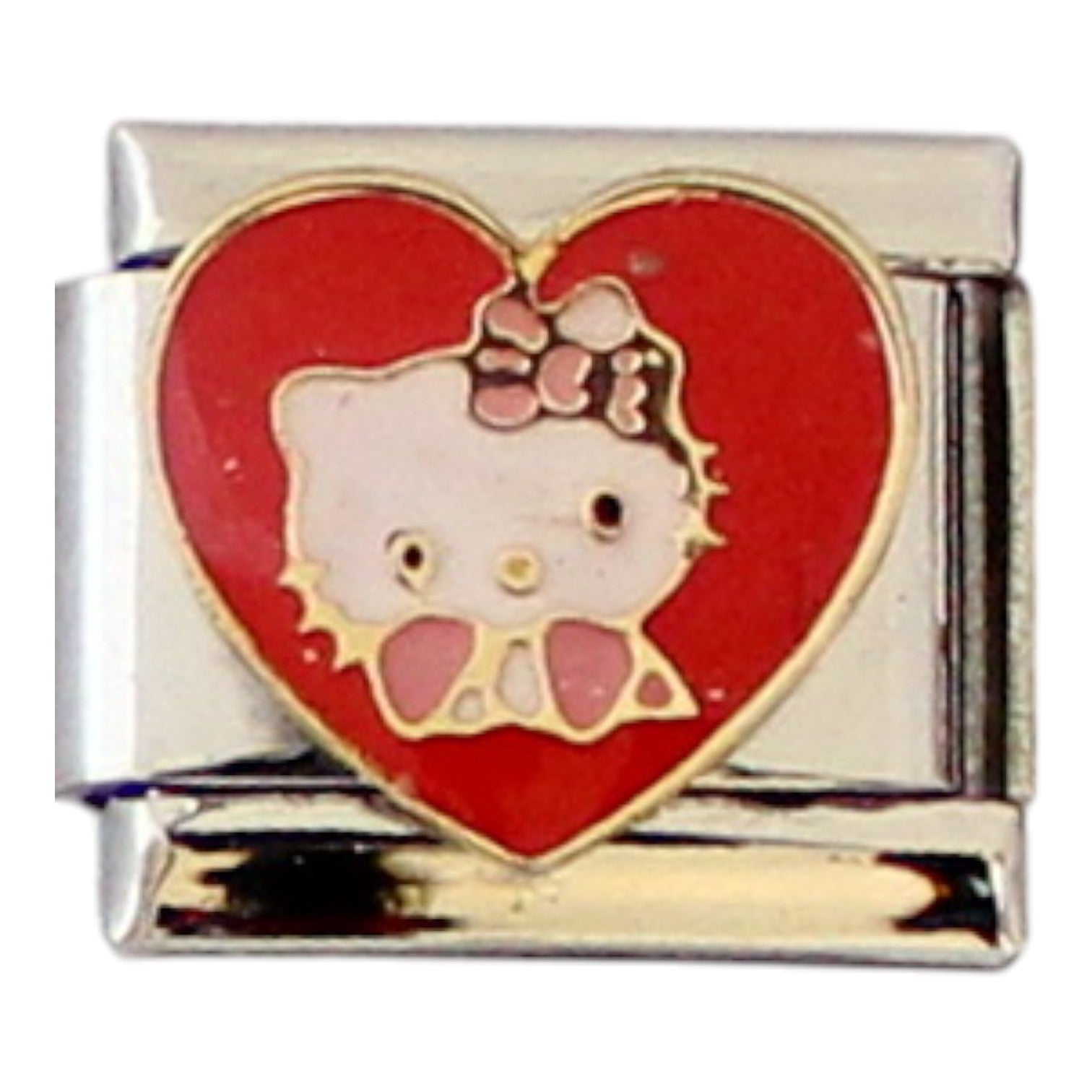 Hello Kitty red heart 9mm Charm