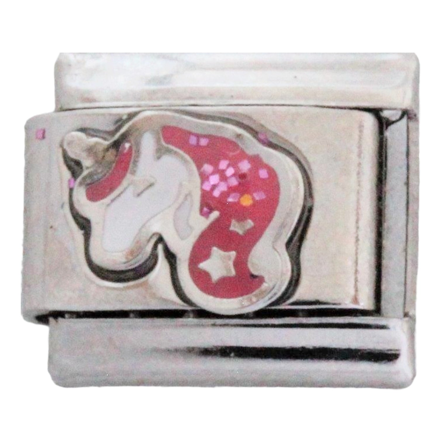 Pink Unicorn 9mm Charm