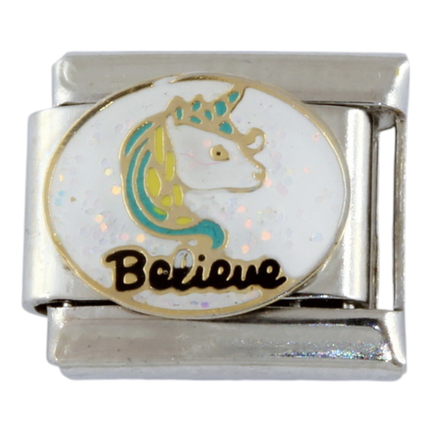 Believe Unicorn 9mm Charm