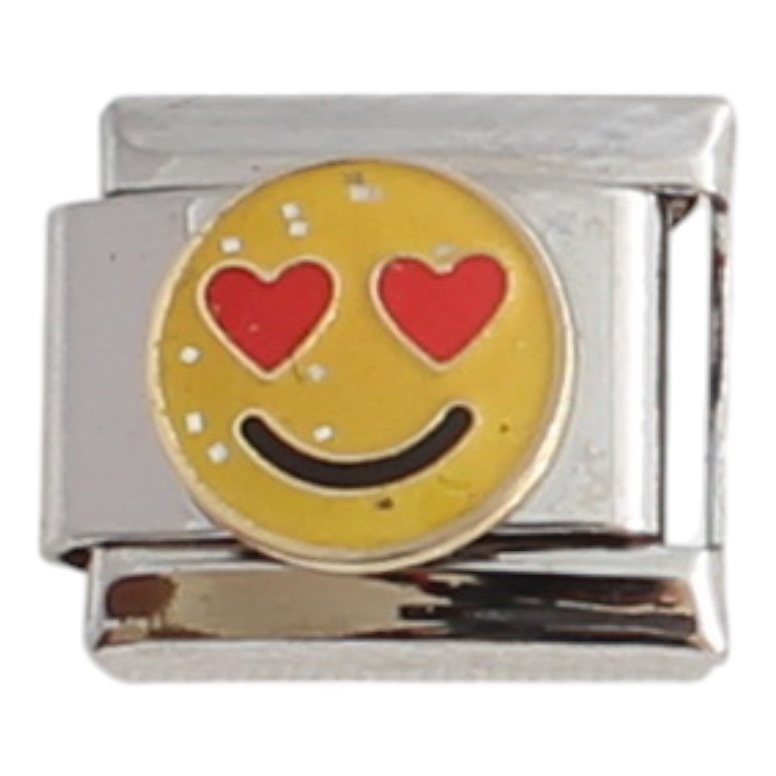 Smile with Heart Eyes 9mm Charm