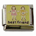 Best Friend Green 9mm Charm