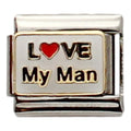 Love my Man 9mm Charm