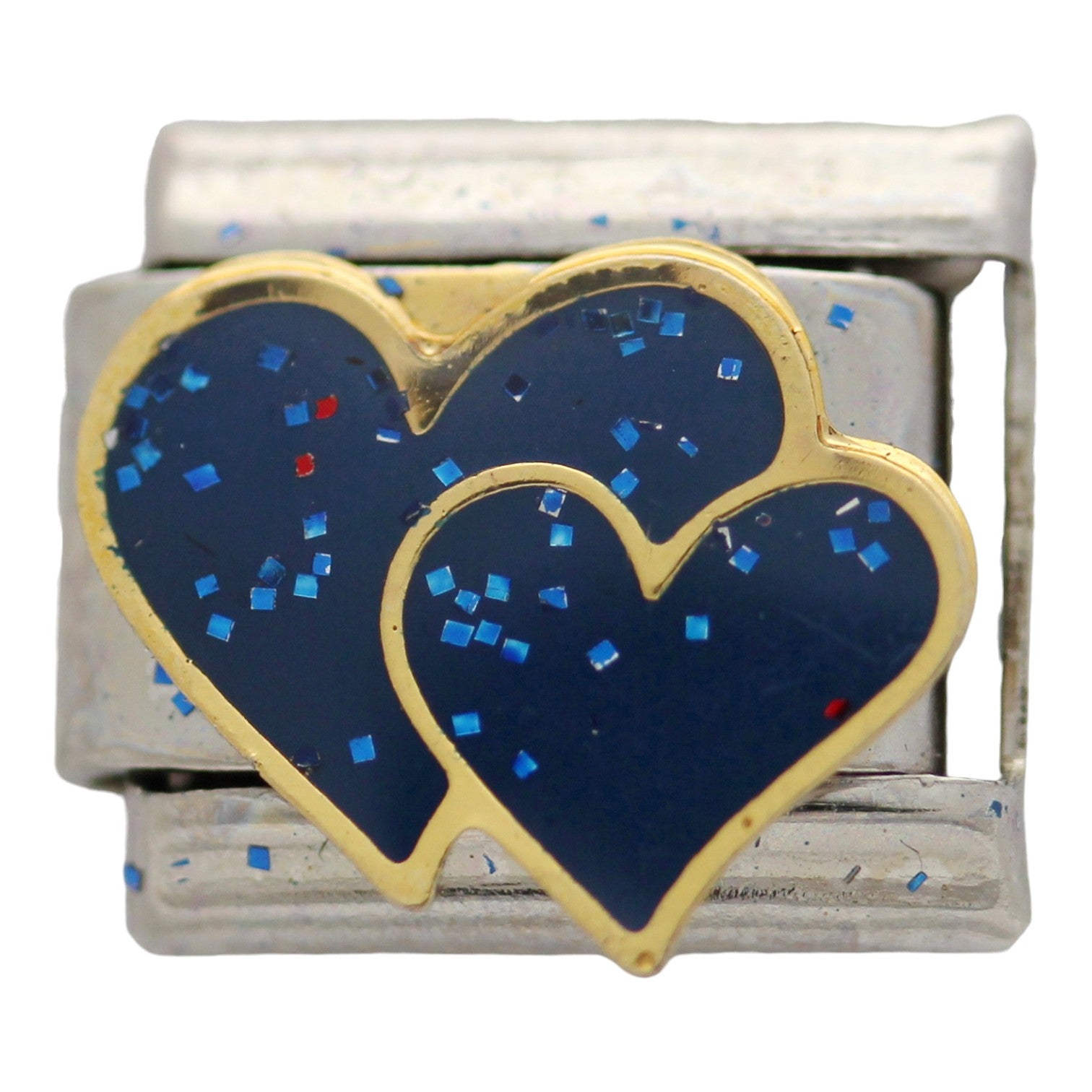 Blue Hearts 9mm Charm