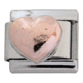 Rose Gold Heart 9mm Charm