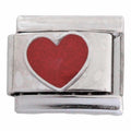 Red Heart 9mm Charm