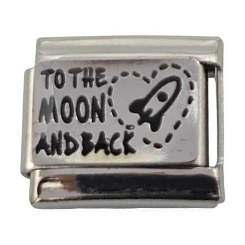 To The Moon 9mm Charm