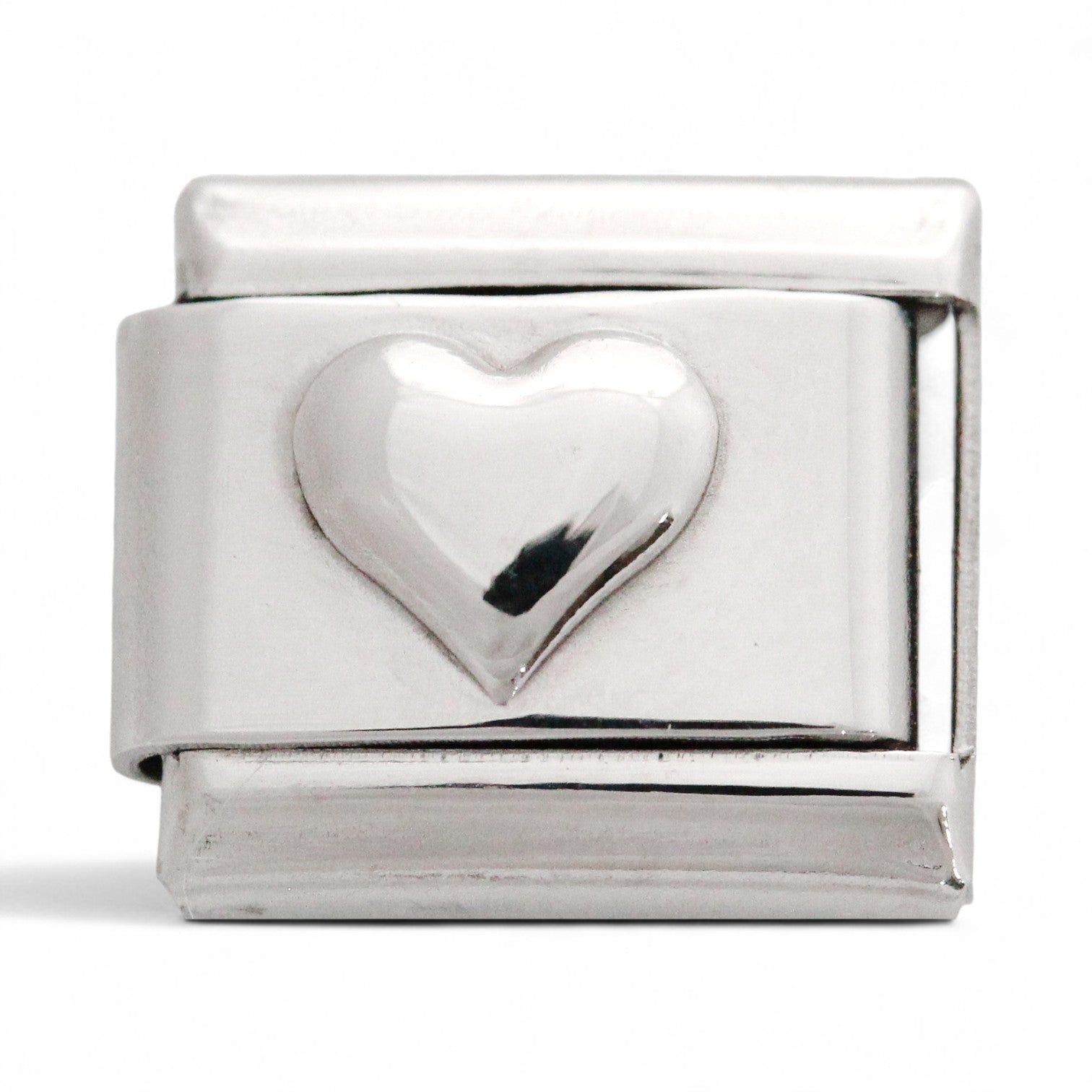 9mm Heart Single Link