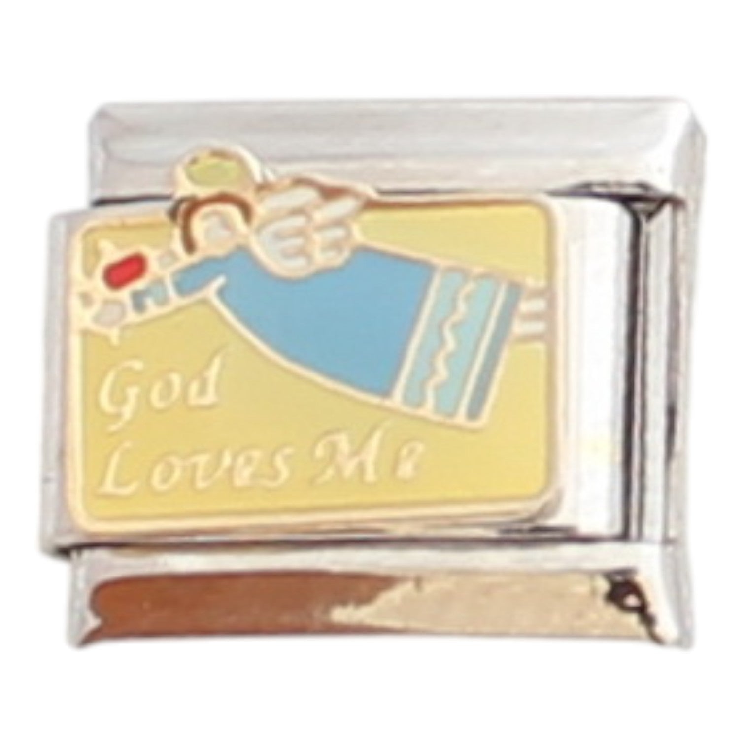 God Loves me 9mm Charm